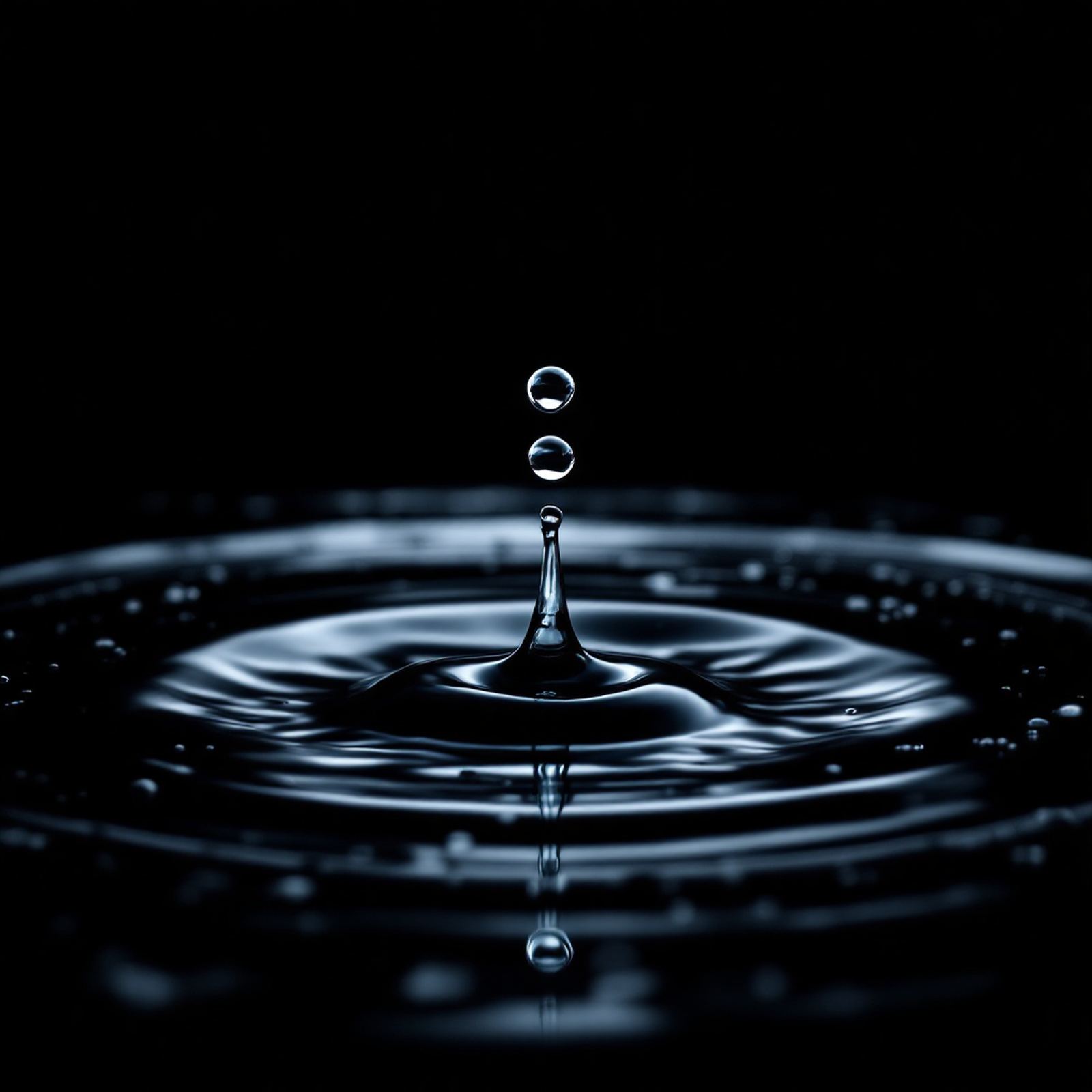 Goutte d'eau — symbole du Qi et de l'équilibre énergétique en médecine traditionnelle chinoise